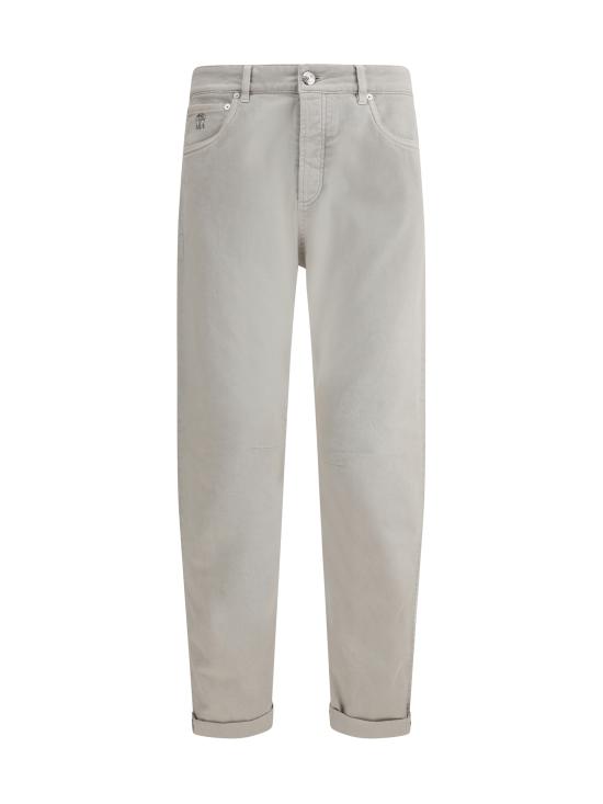 25SS 브루넬로 쿠치넬리 데님 팬츠 M277PX1290 C7008 GREY