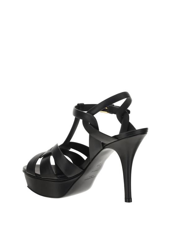 26FW 생로랑 트리뷰트 플랫폼 샌들 315490BDA00 1000 BLACK - SAINT LAURENT