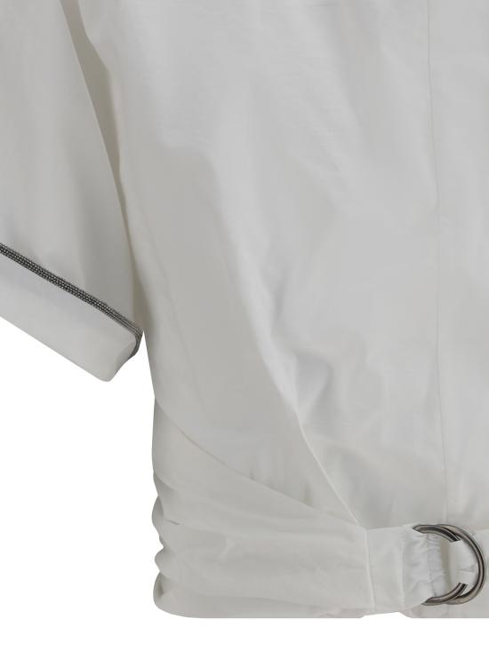 25SS 브루넬로 쿠치넬리 블라우스 M0F79FB206 C600 WHITE - BRUNELLO CUCINELLI