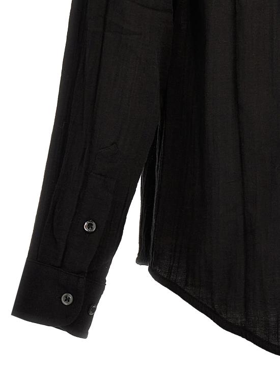 25FW 세퍼 긴팔 셔츠 FW23LEOLIGHTBLACK Black - SEFR