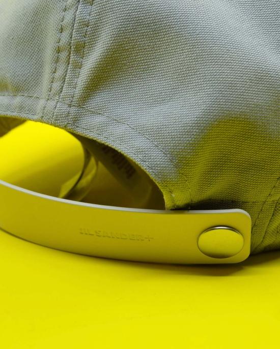  질샌더 볼캡 질 샌더 샴브레이 코튼 패널 - JIL SANDER