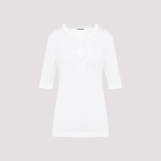 25SS 질샌더 반팔 티셔츠 J03GC0138 J18344 103 PIUMA