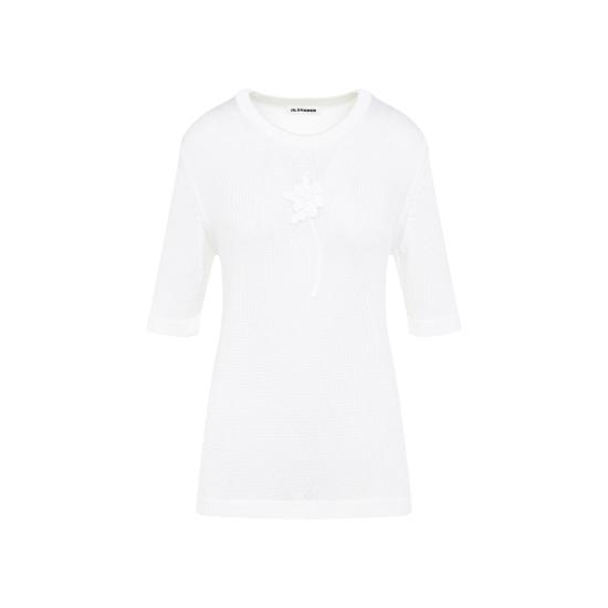 25SS 질샌더 반팔 티셔츠 J03GC0138 J18344 103 PIUMA - JIL SANDER