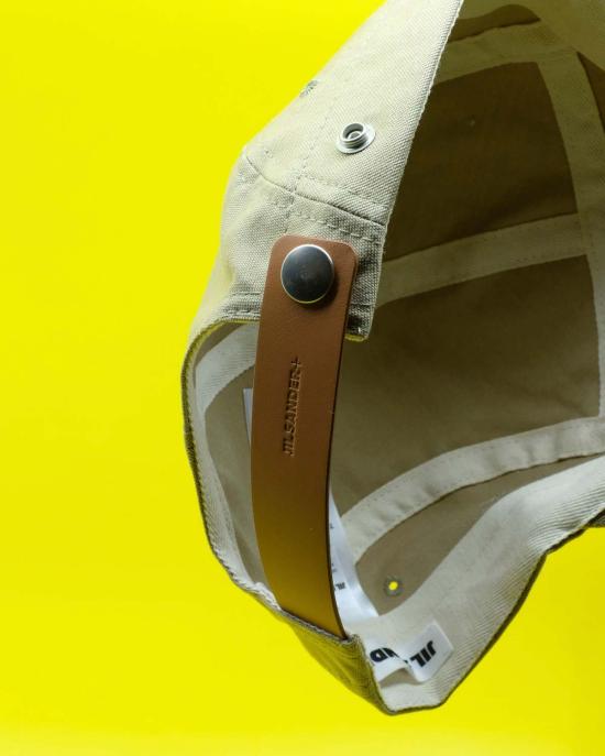  질샌더 볼캡 질 샌더 패널  카키 - JIL SANDER