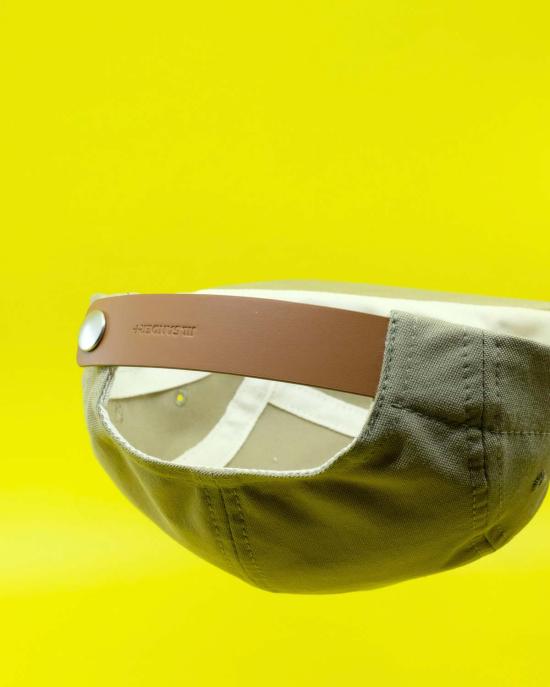  질샌더 볼캡 질 샌더 패널  카키 - JIL SANDER