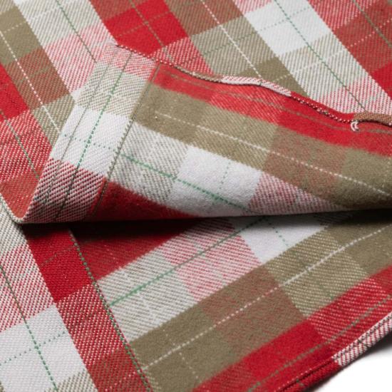  웨어하우스 긴팔 셔츠 Warehouse & Co. 3104 N "E 패턴" 플란넬  레드 - WAREHOUSE