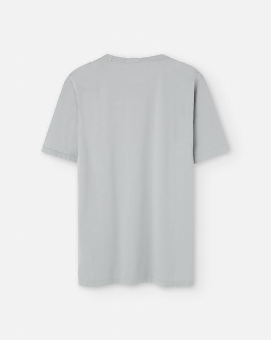 25SS 씨피 컴퍼니 반팔 티셔츠 18CMTS087A 006374G 800 BLUE FOX DOM - C.P. COMPANY