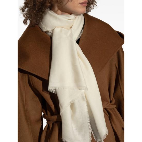 25SS 막스마라 머플러/스카프 CURVONE 247 002 WHITE - MAX MARA