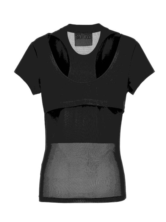 25SS 베르사체 반팔 티셔츠 78HAHE00 CJ02E899 Black - VERSACE