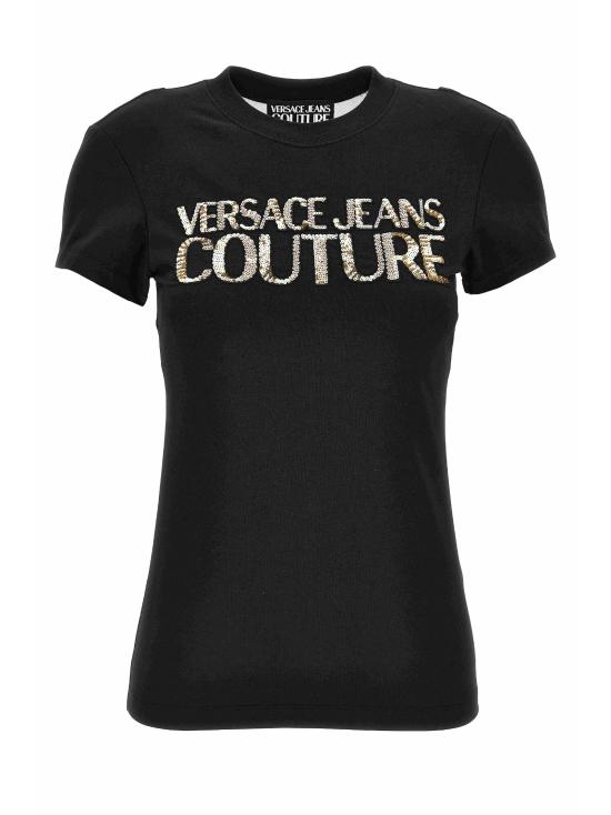 25SS 베르사체 반팔 티셔츠 78HAHE00 CJ02E899 Black