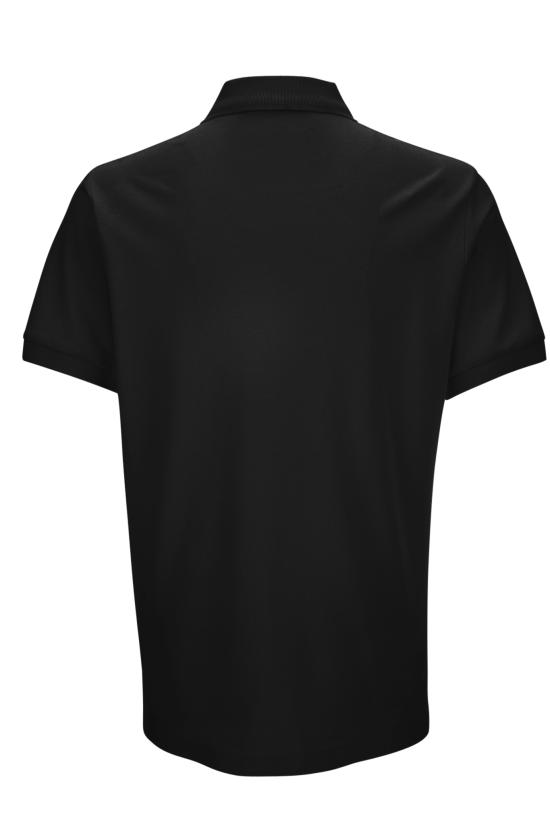 25SS 베르사체 V 엠블럼 자수 반소매 폴로 셔츠 78GAGT01 CJ01T899 Black - VERSACE