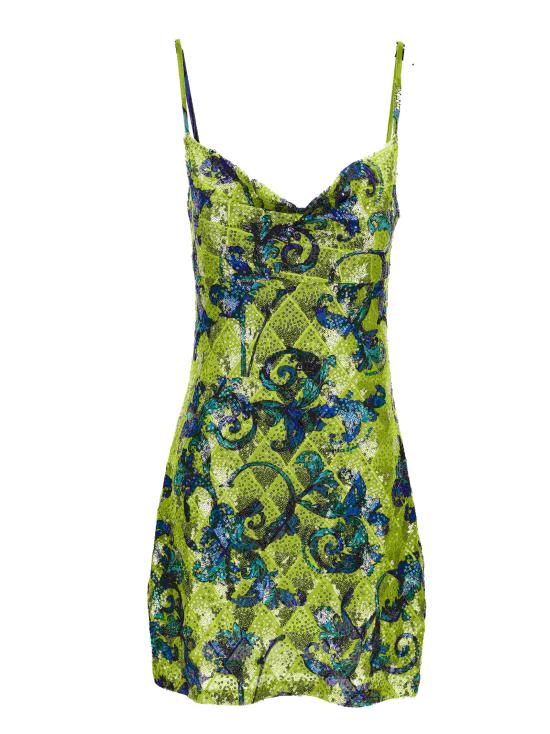 25SS 베르사체 숏 원피스 78HAO9B6 JS443166 Green