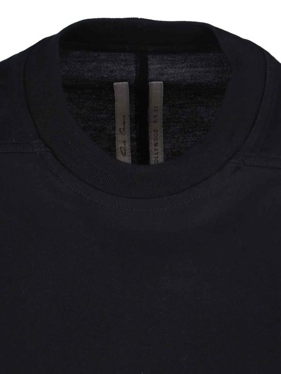 25SS 릭 오웬스 반팔 티셔츠 RO01E7273 JA 09 Black - RICK OWENS