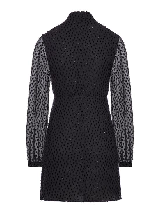 25SS 생로랑 미디 원피스 533066Y286T1000 BLACK Black - SAINT LAURENT