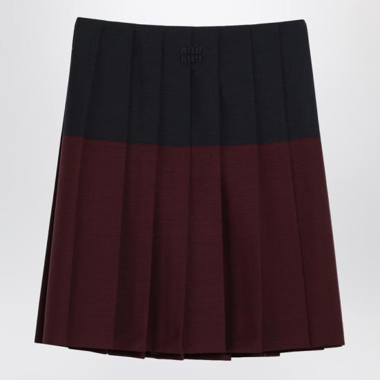 25SS 미우미우 스커트 MG2419OOO163O Brown - MIU MIU