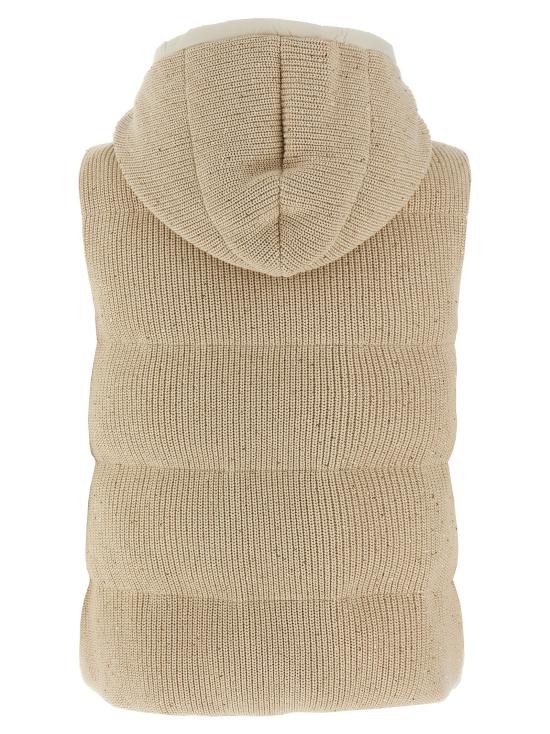 25SS 브루넬로 쿠치넬리 베스트 M0DVT2142CDR24 Beige - BRUNELLO CUCINELLI