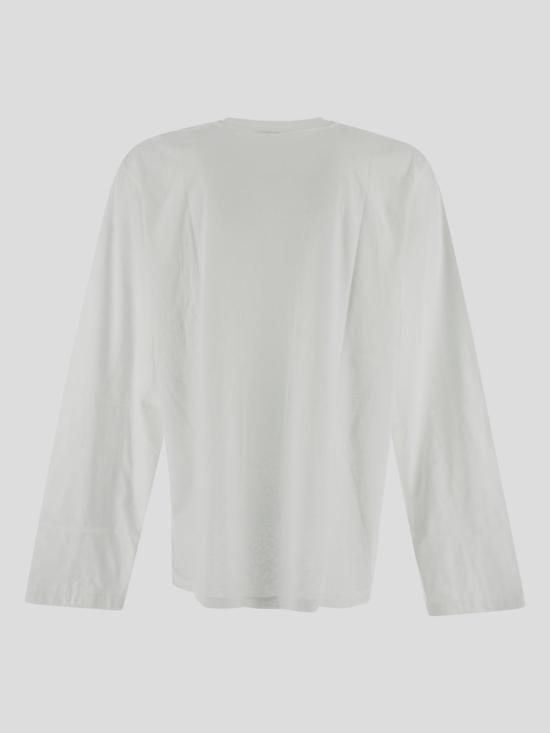 25SS 아크네 스튜디오 긴팔 티셔츠 CL0341 100 White - ACNE STUDIOS