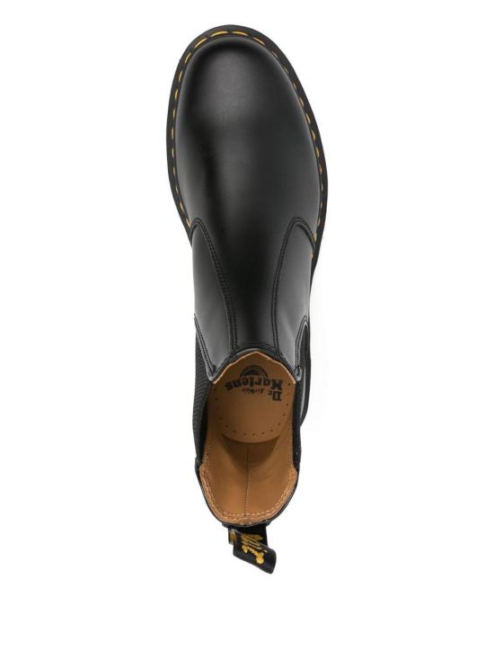 26FW 닥터마틴 2976 옐로우 스티치 스무스 레더 첼시 부츠 22227001 Black - DR.MARTENS