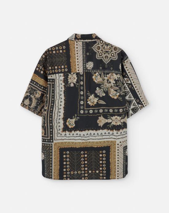 25SS 이자벨마랑 반팔 셔츠 CH0216HAC1I09H BKOC Black ochre - ISABEL MARANT