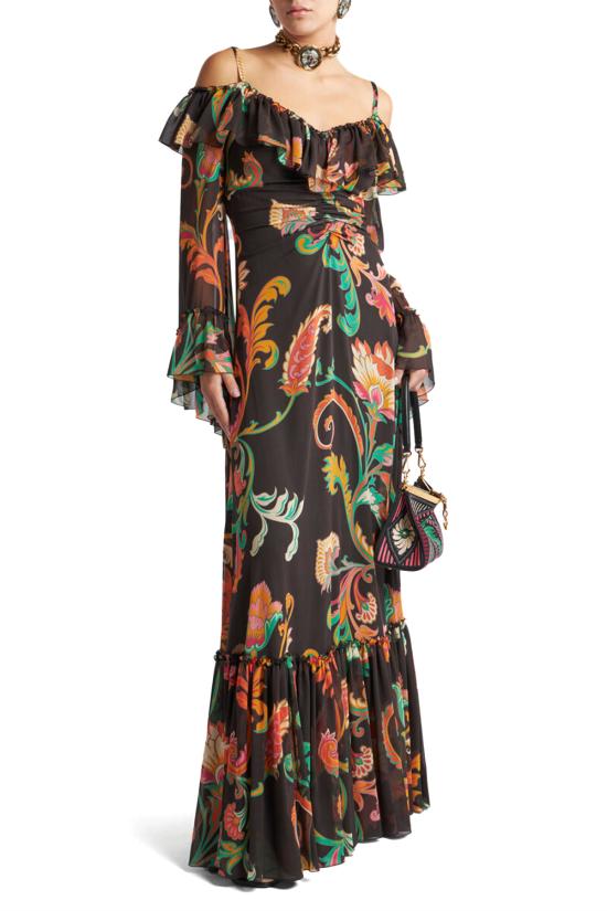 25SS 에트로 롱 원피스 WRHA037099SA1H3 X0814 - ETRO