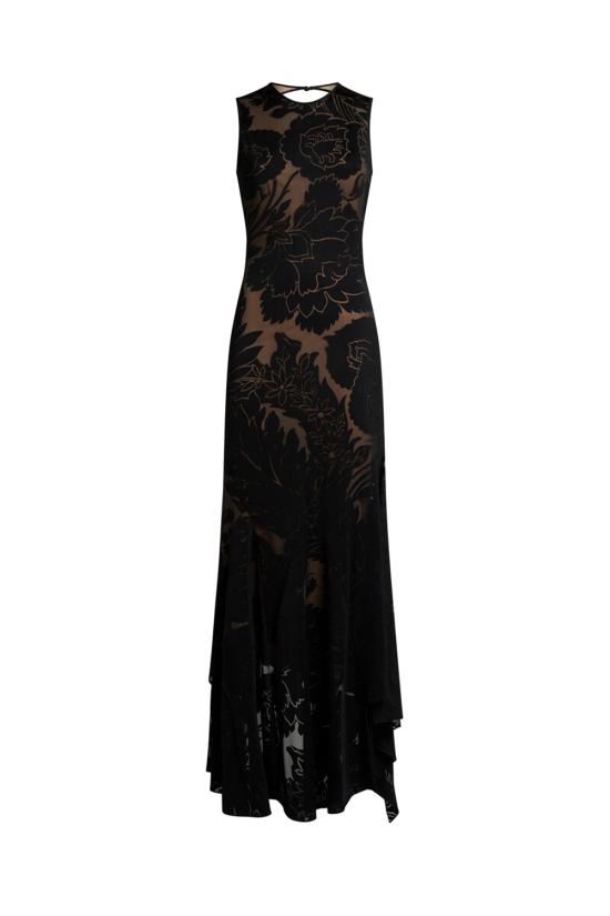 25SS 에트로 롱 원피스 WRHA045399IAD24 N0000 Black