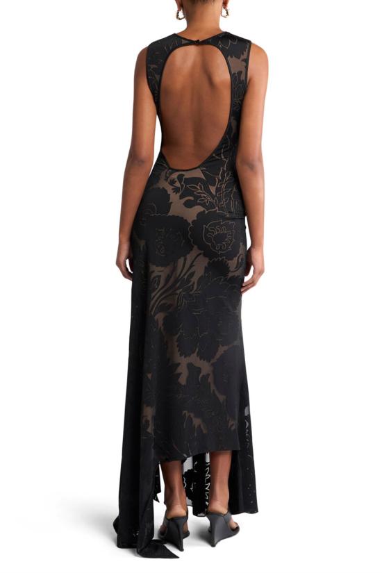 25SS 에트로 롱 원피스 WRHA045399IAD24 N0000 Black - ETRO