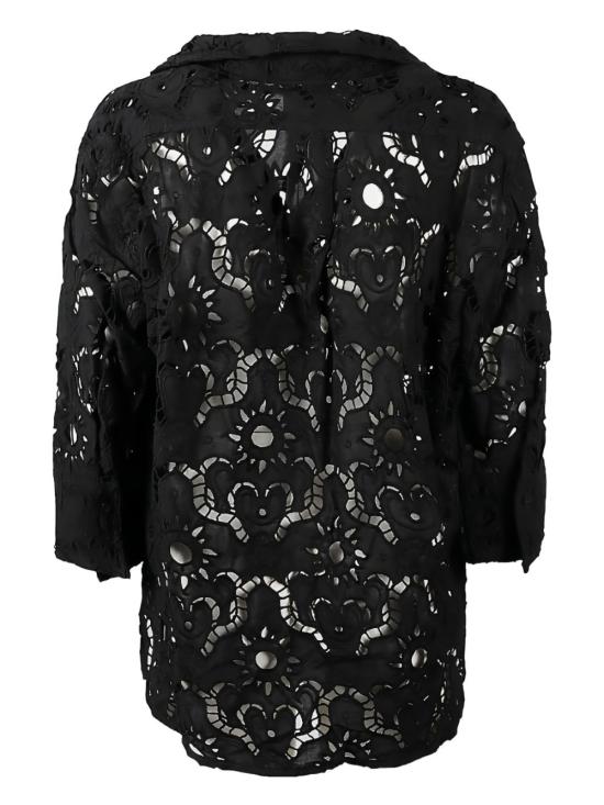 25SS 팜 리오 블라우스 334090 L0002 Black - FARM RIO