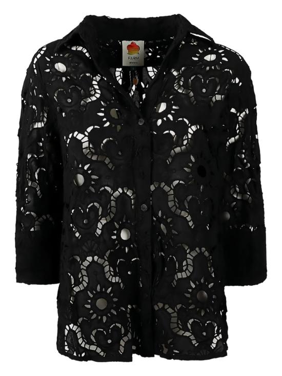 25SS 팜 리오 블라우스 334090 L0002 Black - FARM RIO