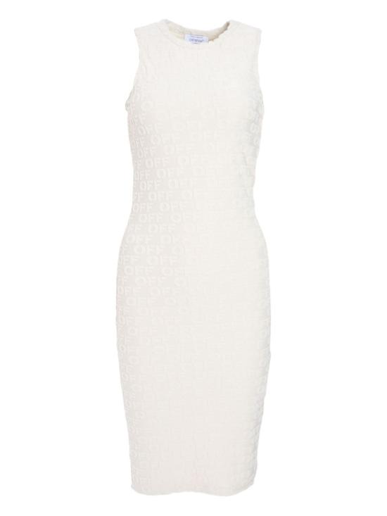 25SS 오프화이트 숏 원피스 OWDB54TS25 JER0010100 White - OFF WHITE