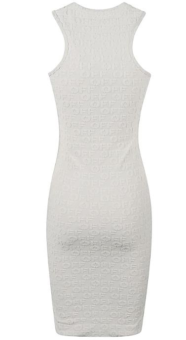 25SS 오프화이트 숏 원피스 OWDB54TS25 JER0010100 White - OFF WHITE