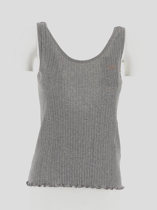 25SS 펜디 민소매 티셔츠 FS9720 ASMJF1RX3 Stone