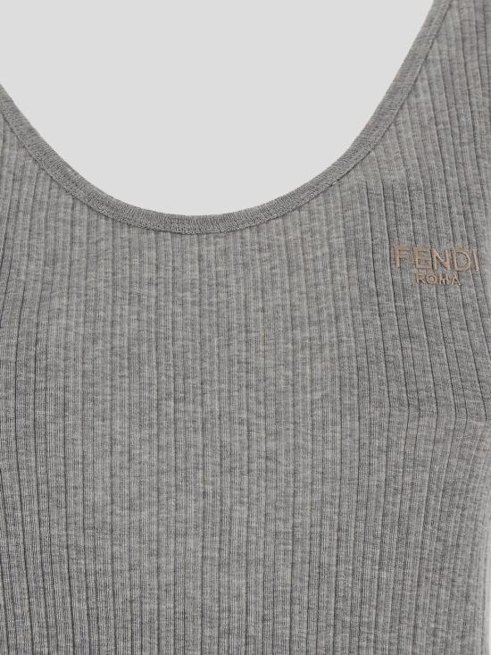 25SS 펜디 민소매 티셔츠 FS9720 ASMJF1RX3 Stone - FENDI