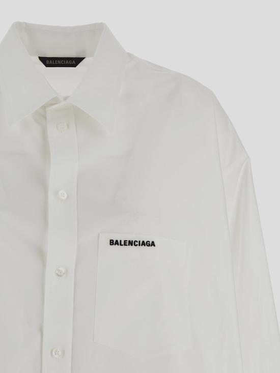 25SS 발렌시아가 블라우스 783793 TRM289000 White - BALENCIAGA