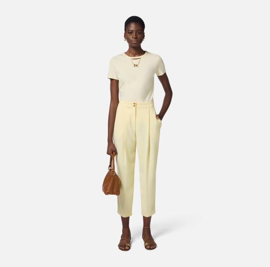 25SS 엘리자베타프랜치 스웨터 MA02951E2 DC7 Lemonade - ELISABETTA FRANCHI
