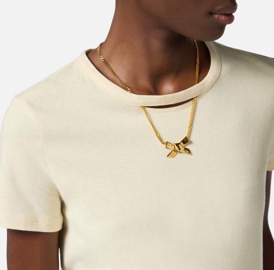 25SS 엘리자베타프랜치 스웨터 MA02951E2 DC7 Lemonade - ELISABETTA FRANCHI