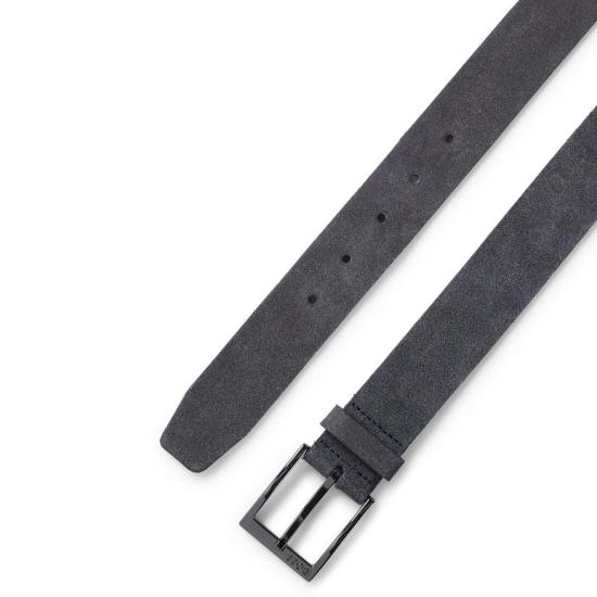 25SS 보스 가죽 벨트 50516742 10243454 01 401 Blue - BOSS