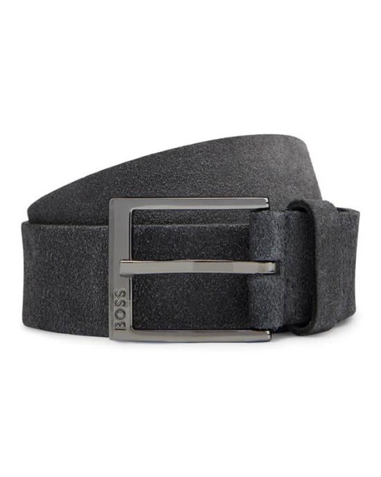 25SS 보스 가죽 벨트 50516742 10243454 01 401 Blue