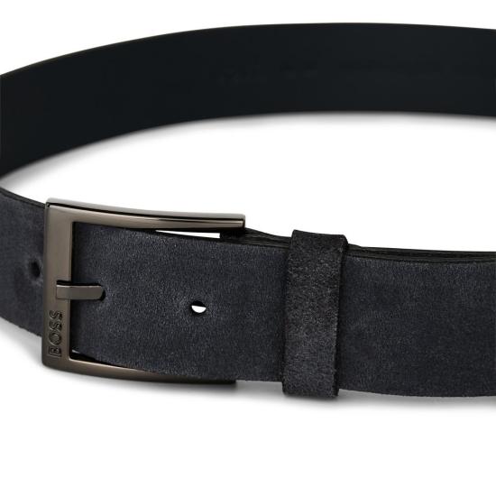 25SS 보스 가죽 벨트 50516742 10243454 01 401 Blue - BOSS