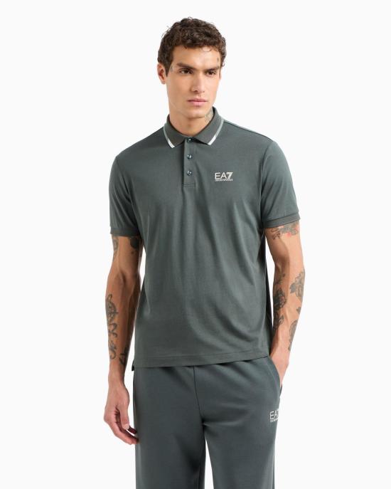 25SS 엠포리오 아르마니 폴로 티셔츠 7M000277 AF10375 U8109 Sage - EMPORIO ARMANI