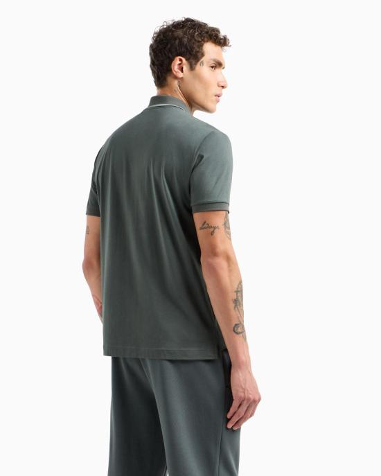25SS 엠포리오 아르마니 폴로 티셔츠 7M000277 AF10375 U8109 Sage - EMPORIO ARMANI