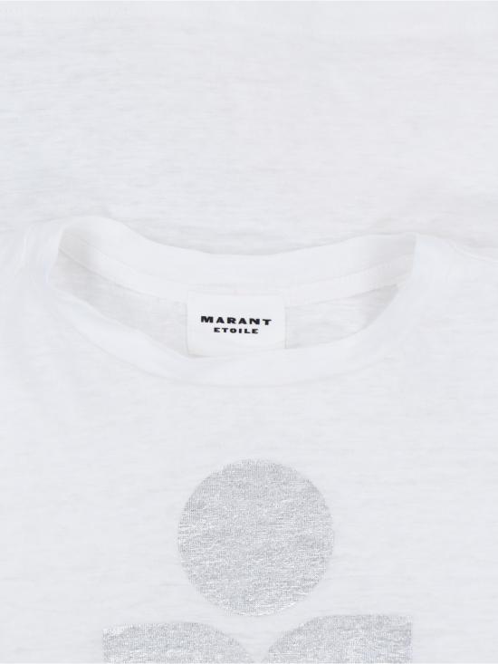 25SS 이자벨마랑에뚜왈 반팔 티셔츠 TS0001FB A1N10E 20WH White - ISABEL MARANT ETOILE