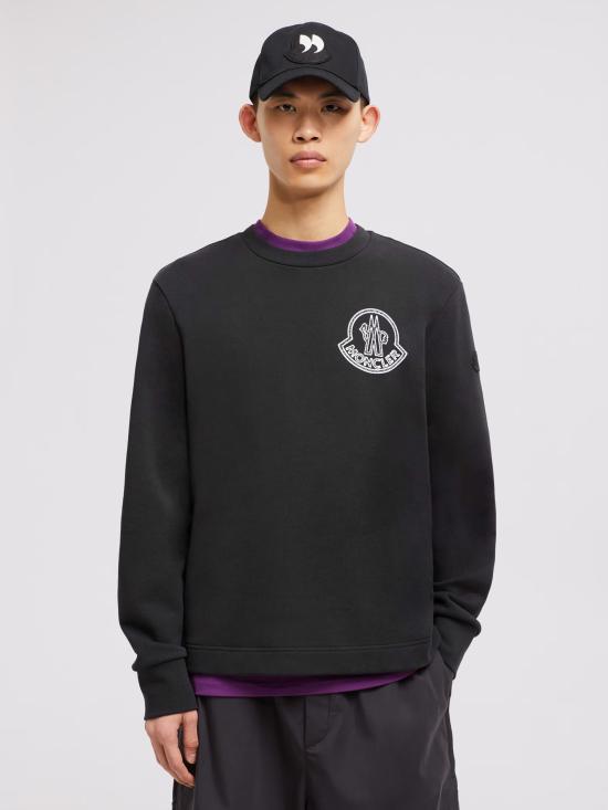 25SS 몽클레어 긴팔 티셔츠 K10918G00051899V4 998 Black - MONCLER