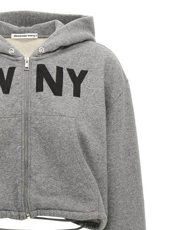 25SS 티바이알렉산더왕 후드 티셔츠 4CC2251553021 Gray - T BY ALEXANDER WANG