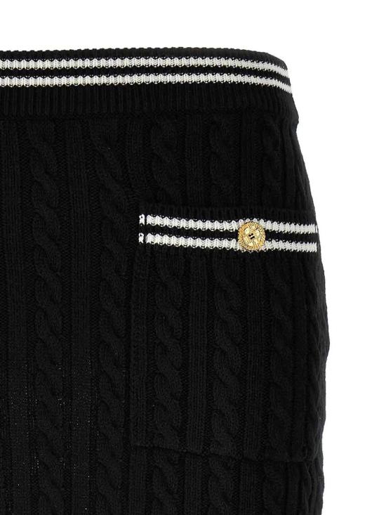 25SS 알레산드라리치 숏 스커트 FABX3687K42640091 Black - ALESSANDRA RICH