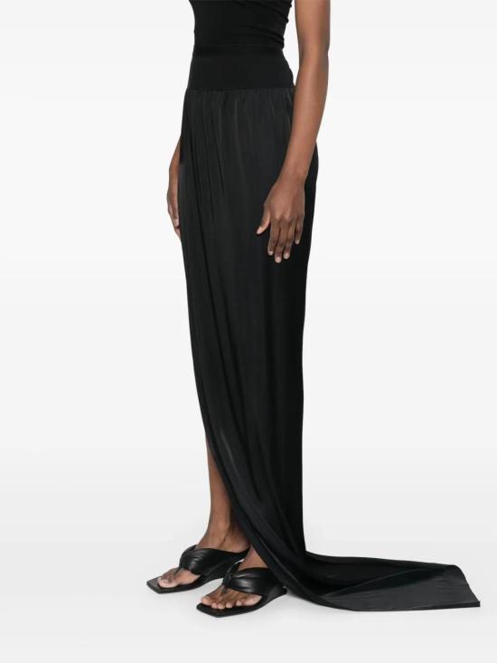 25SS 릭 오웬스 롱 스커트 RP01E7333SCH BLACK 09 - RICK OWENS