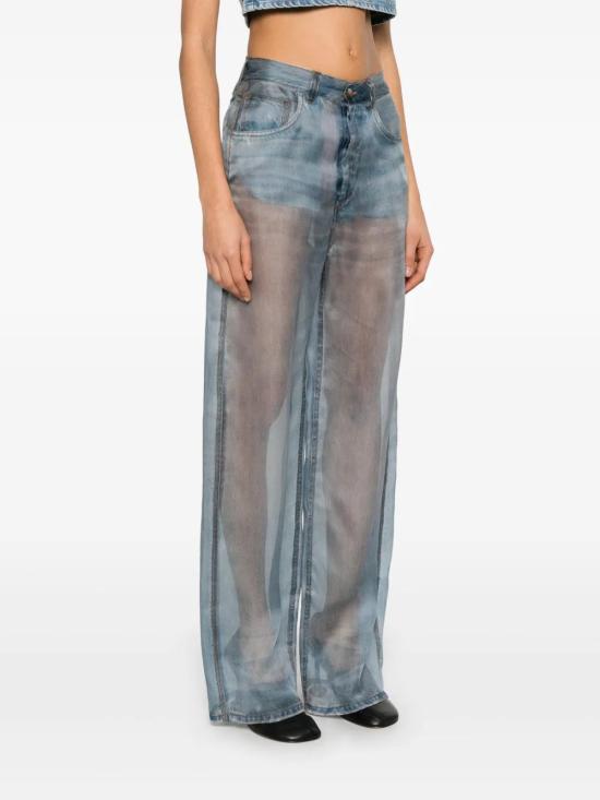 25SS 하이쿠레 데님 팬츠 HEW03300OR001L0890 BLUE DENIM PRINT L0890 - HAIKURE