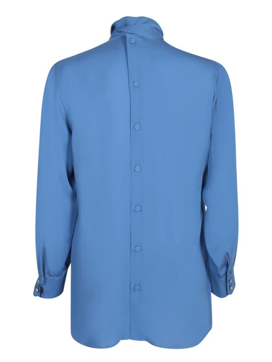 24FW 구찌 블라우스 443490 ZHS18 4714 Blue - GUCCI