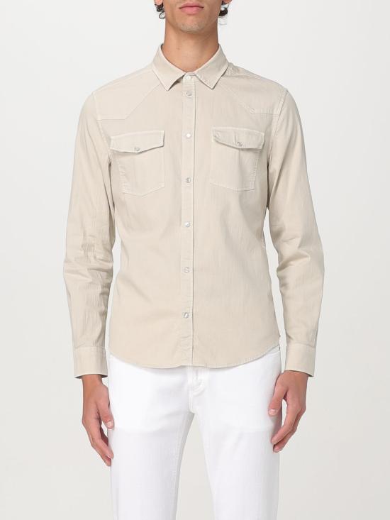 25FW 돈답 긴팔 셔츠 UC345SCS0103UPTDDU 004 Yellow Cream