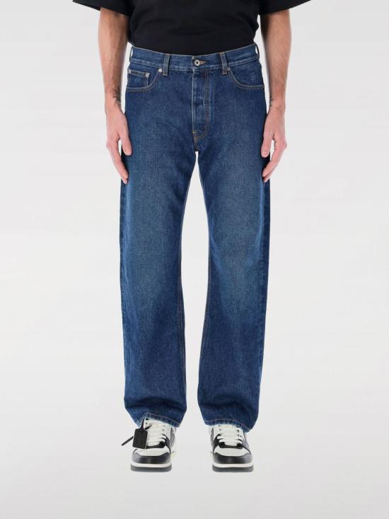 25SS 오프화이트 데님 팬츠 OMYA138C99DEN001 4400 Blue