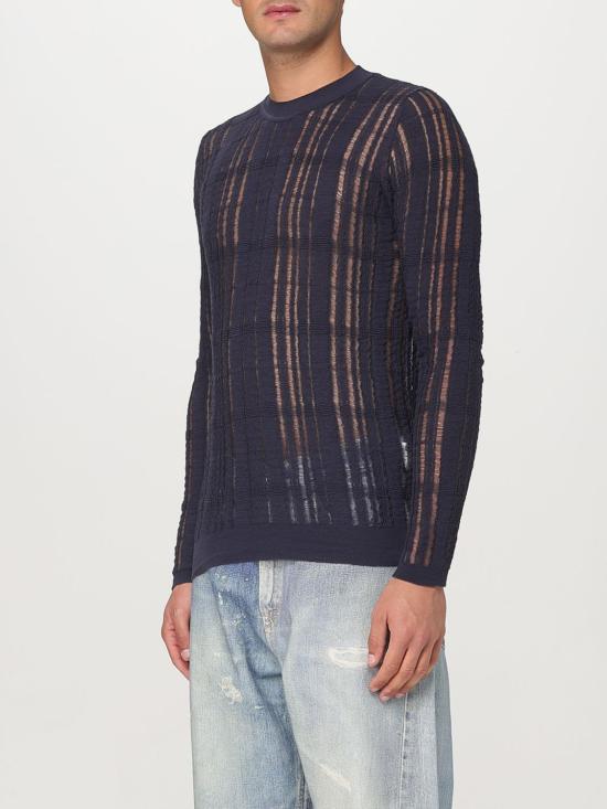 25SS 아워레가시 스웨터 M2253FW Washed Navy Blue - OUR LEGACY